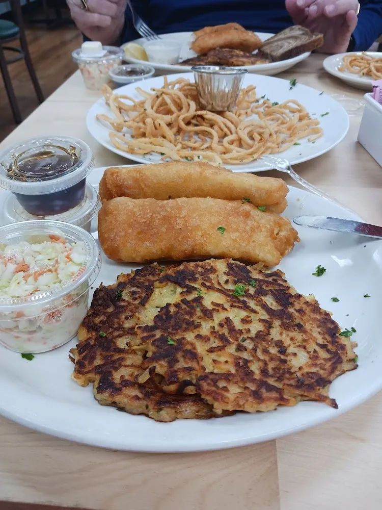 Beer Battered with Potato Pancakes