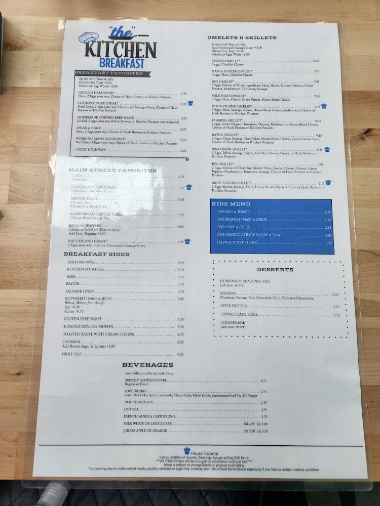 "the" Kitchen Menu image 1